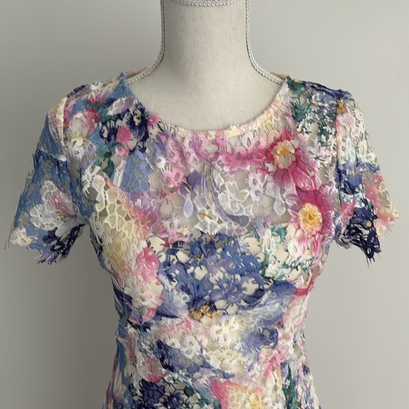 NWOT ASOS Floral Multicolor Dress - Picture 2 of 10